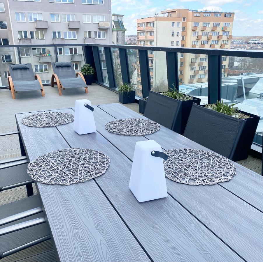 Hanza Tower Apartament Premium Plus Stettin Eksteriør billede